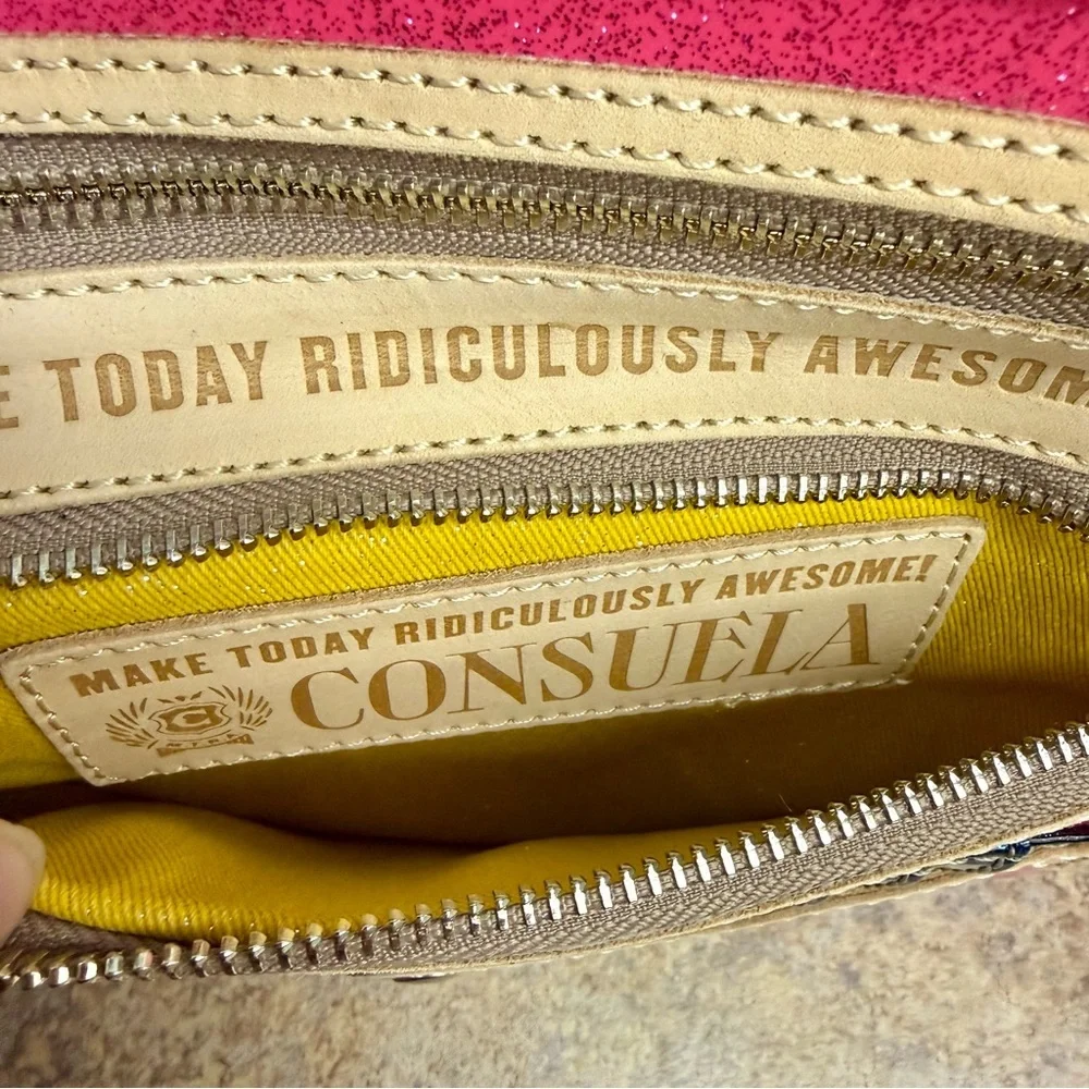 NWT Consuela Uptown Ivy pink glitter purse - Picture 6 of 7